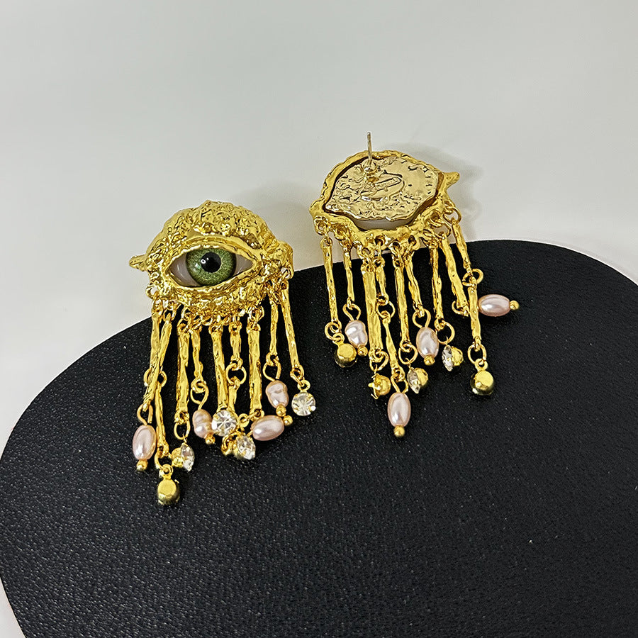 Visionary Charms Tassle Chain Drop Earring JLT12918