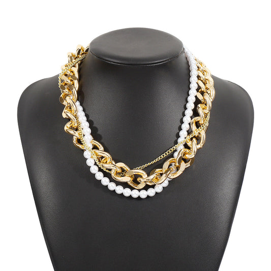 artifical-Chunky Style Cuban-necklace-jltn0996