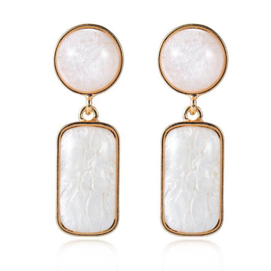 white-earrings-pin-earrings-jlt10277 - justlilthings