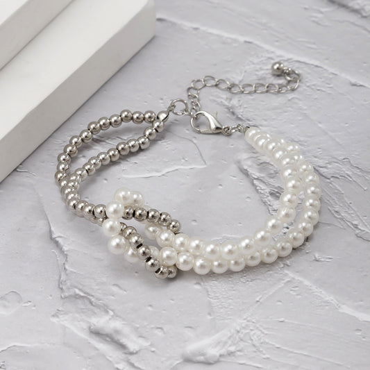 Artifical  Silver Bracelet  jltb0197