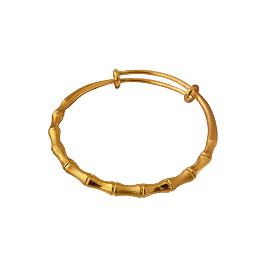 Artifical Golden Bamboo Bangle Bracelet  jltb0201
