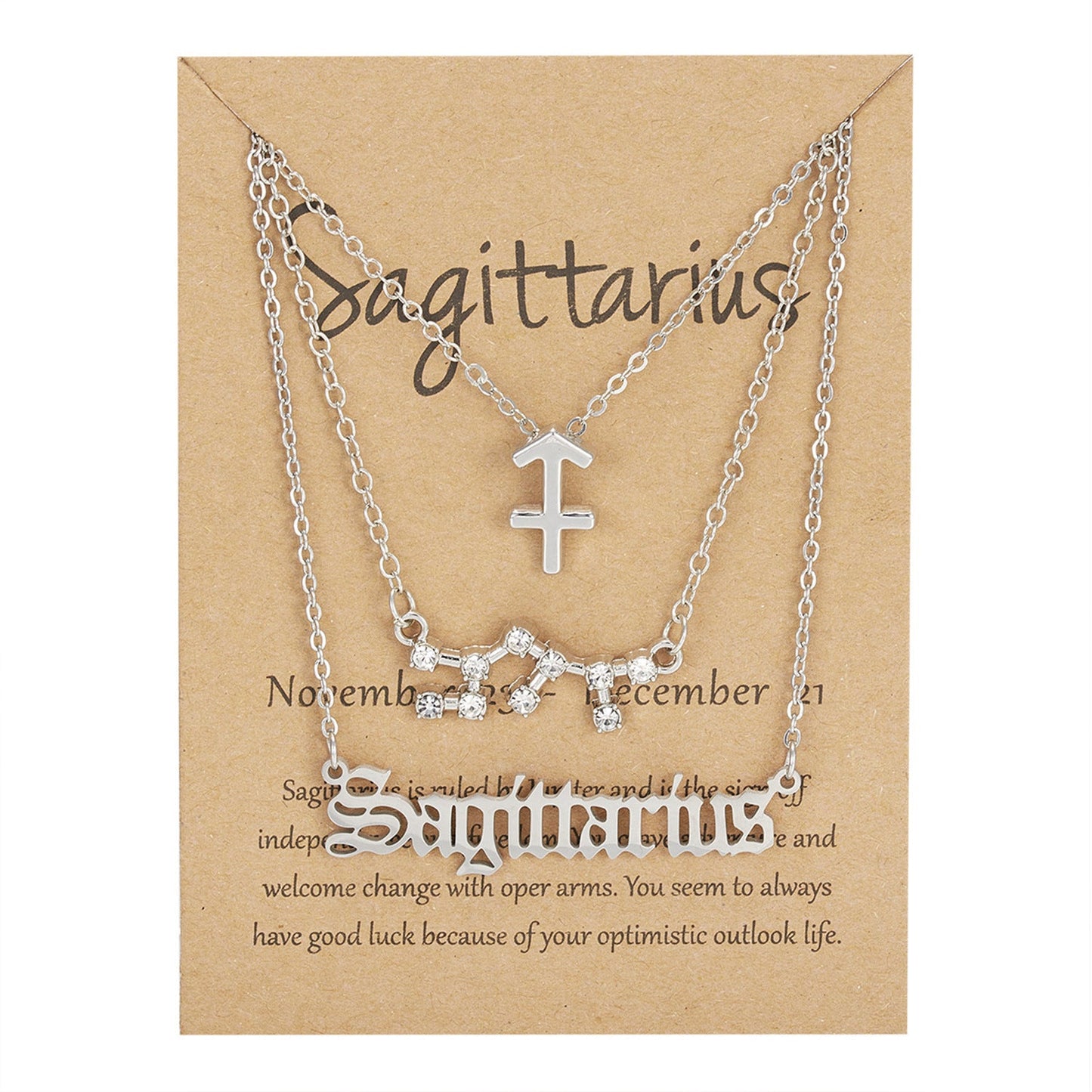 Zodiac Signs-artifical-Sterling Chain-Necklace