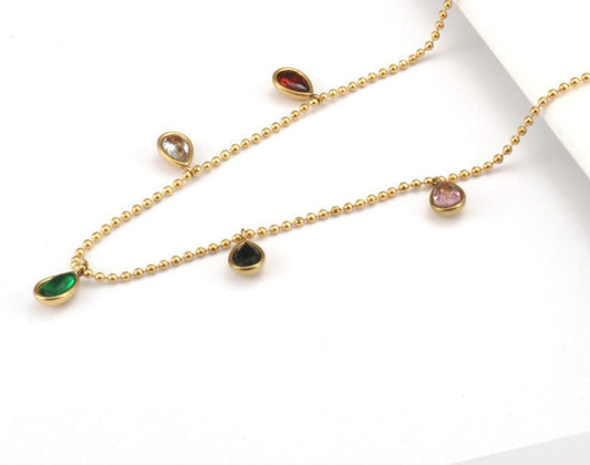 Artifical  Gold Necklace jltn0798