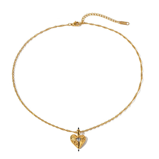 "Minimalist Love Charm Necklace"  jltn1390