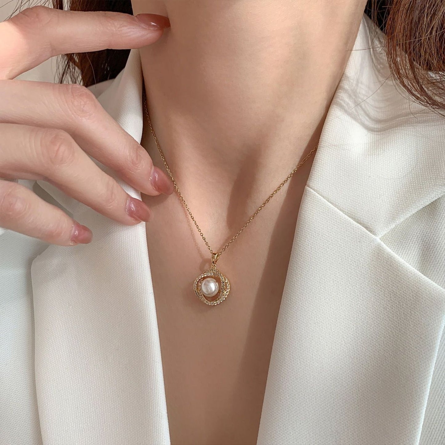 Vortex Pearl Necklace jltn1410
