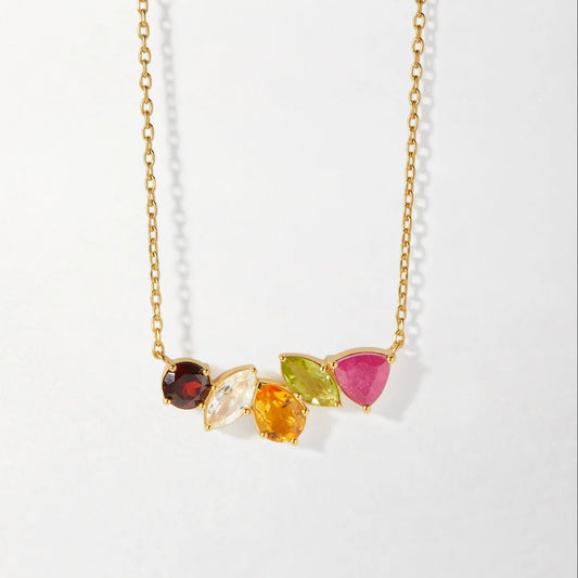 versatile ruby clavicle chain necklace jltn1524