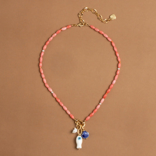 White fish necklace jltn1534