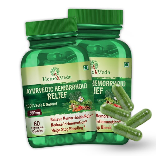 Ayurvedic  Hemorrhoids Relief | 2 Bottles